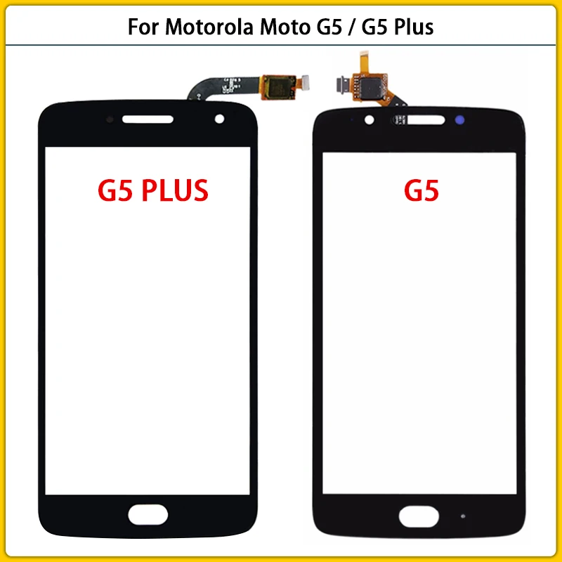 

New For Motorola Moto G5 XT1672 Touch Screen Panel Digitizer Sensor LCD Front Glass G5 Plus XT1687 XT1684 TouchScreen Replace