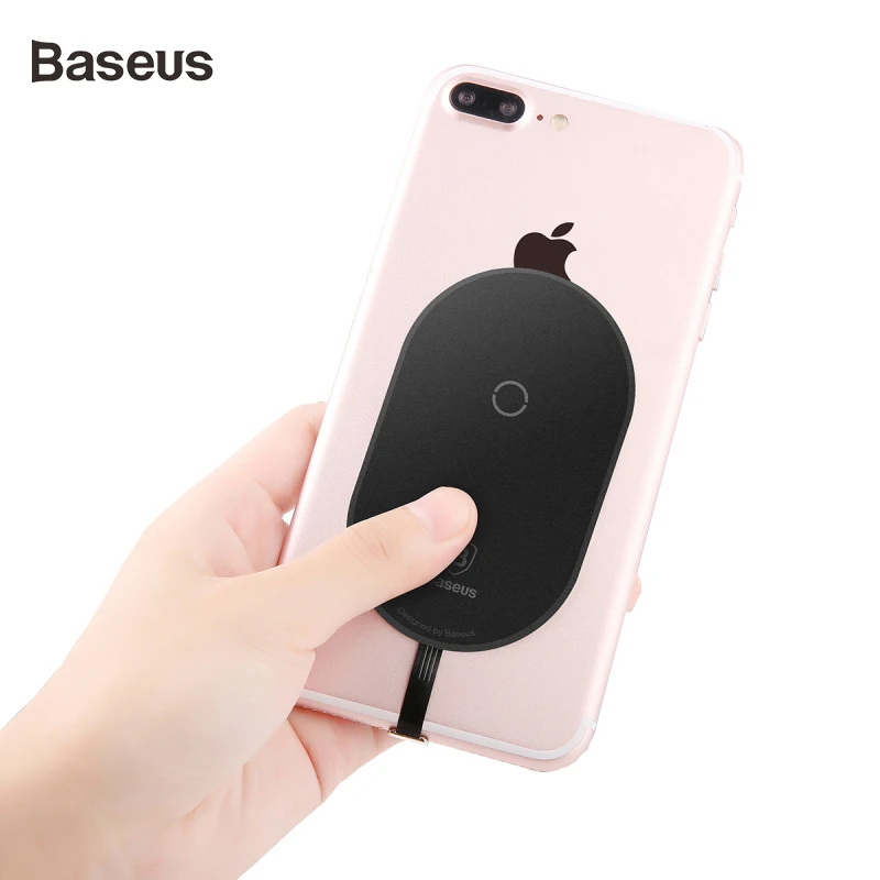 Baseus QI Беспроводное зарядное устройство приемник для iPhone 7 6 5 samsung a5 7 беспроводной зарядный приемник для Xiaomi 5 6 Redmi 4x oneplus lg