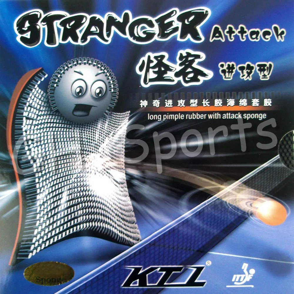 KTL Stranger Attack Long Pips-out резиновый пинг-понг с губкой