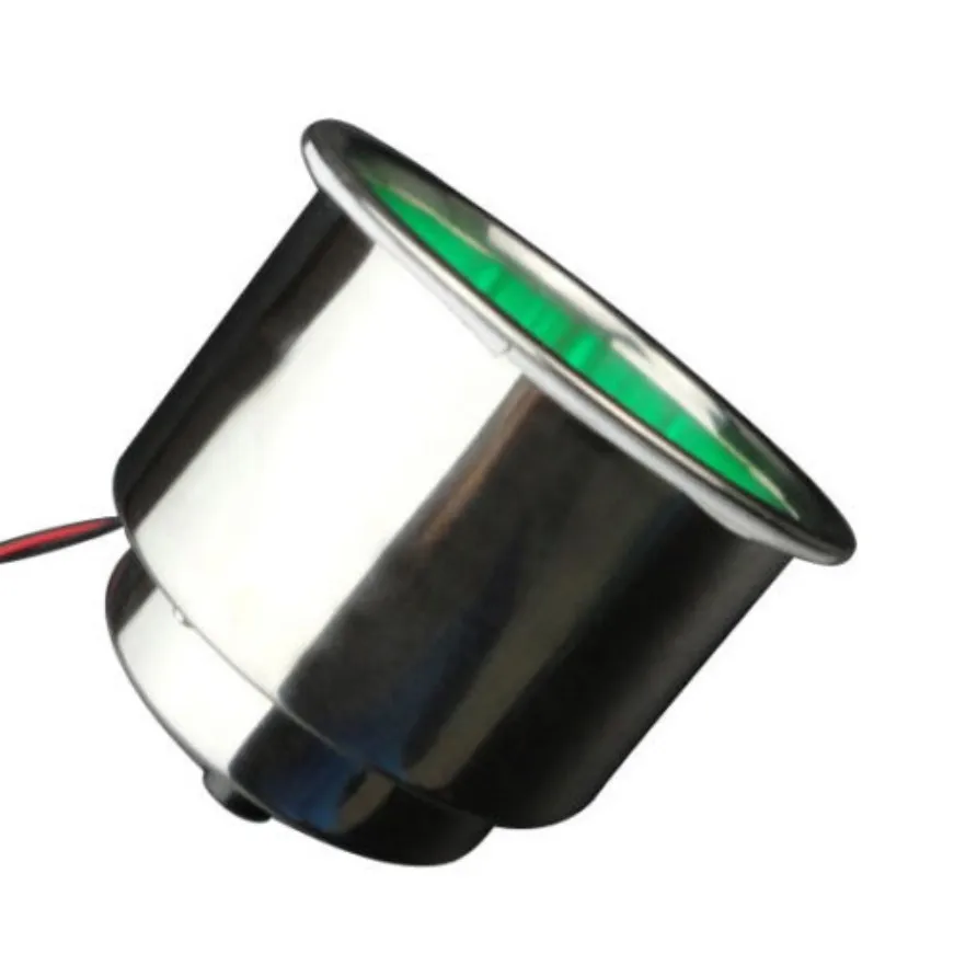 2 предмета морской катер Нержавеющая сталь 8 зеленый светодиодный чашки