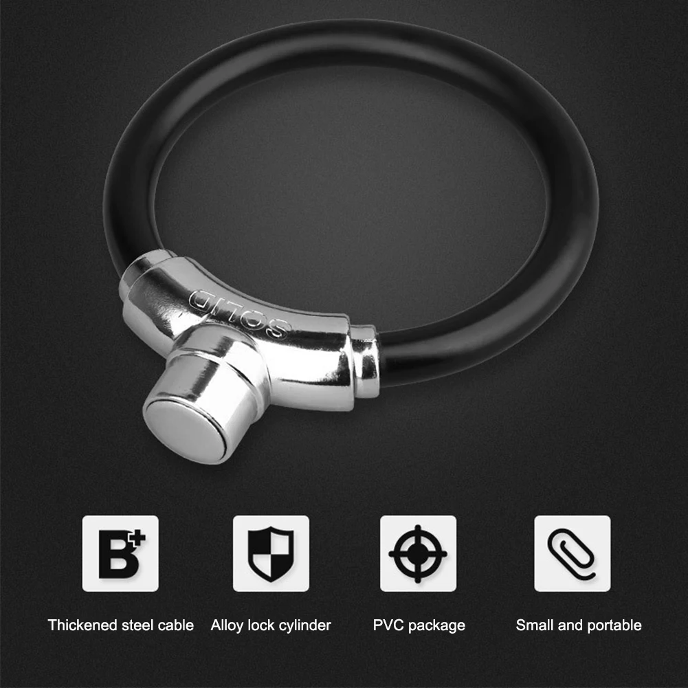 

Bicycle Ring Lock Mini Locks Chains Bike Lock Portable Bicycle Cycling Locks Anti-Theft High Security for Mountain Bike Road