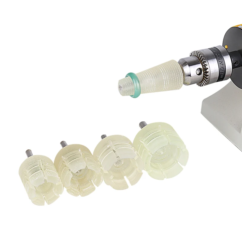 

14-25mm Universal Size Agate Jade Ring Polishing Tools Ring Grinding Conical Sleeve Fixing Rod Processing Tool Silicone Mandrel
