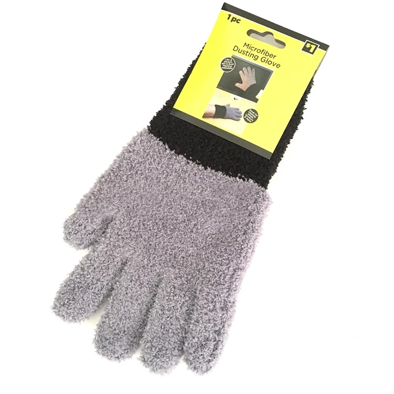 1PC Coral Velvet Knitted Gloves Super Soft Microfiber Car Detailing Dust Removal Gloves Car Wash Cleaning Gloves images - 6