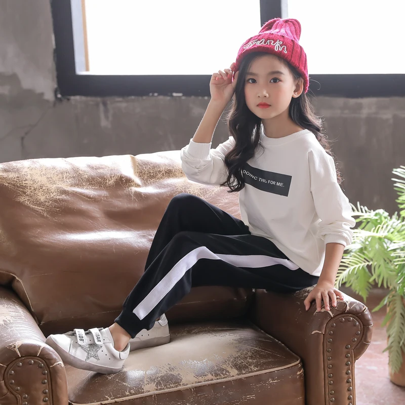 Children Clothing 2019 Autumn Winter Toddler Girls Clothes Costume Outfit Suit Kids Tracksuit For Sets | Детская одежда и обувь