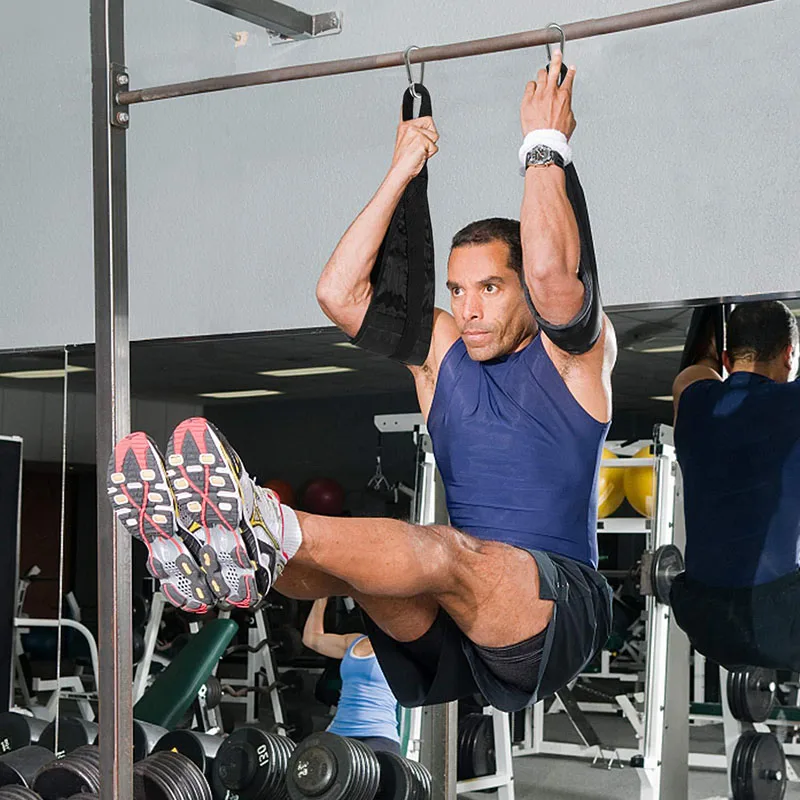 Горячий живот тренировка сторонников ремни горизонтальный бар подтягивающий