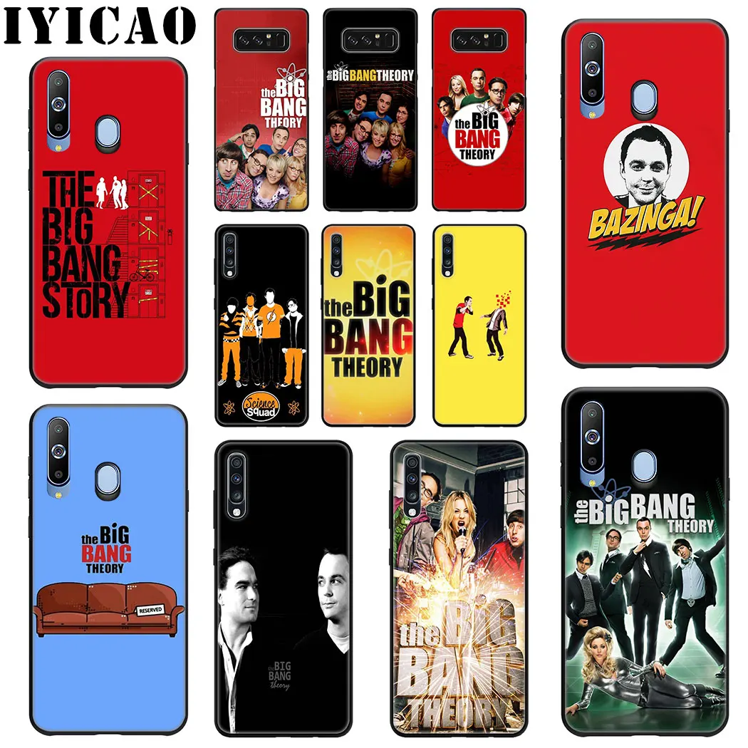 С тематикой сериала Теория большого взрыва мягкий силиконовый чехол для Samsung Galaxy