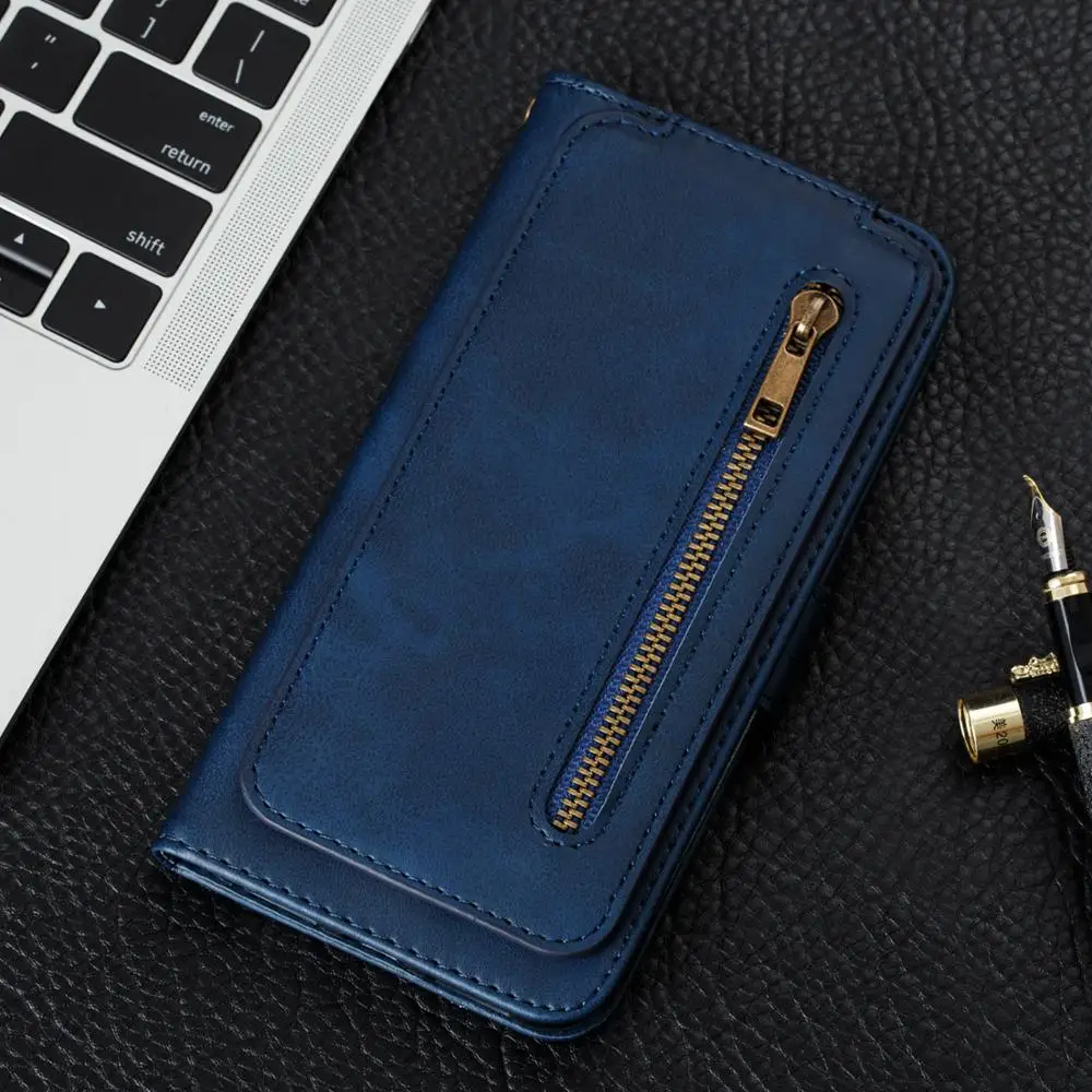 Кожаный чехол с 9 отделениями для карт Samsung Galaxy S20 plus ultra 5G S10 lite s9 S8 S7 edge Note10 pro