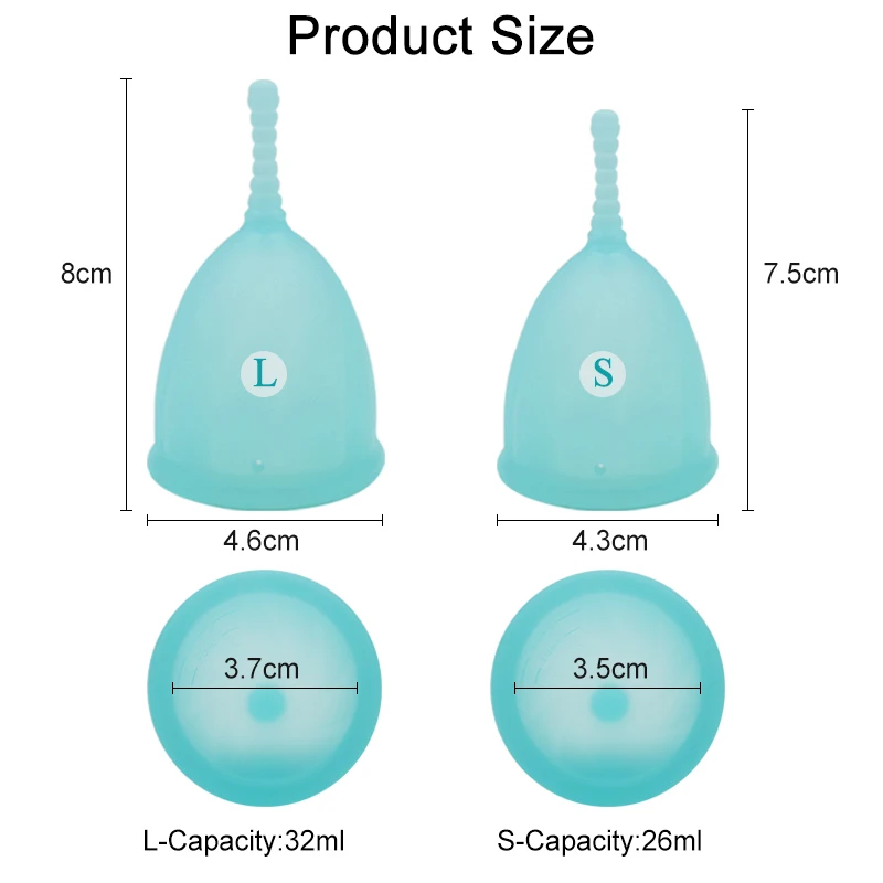Новейшая чашка с бриллиантами медицинская силиконовая менструальная женская