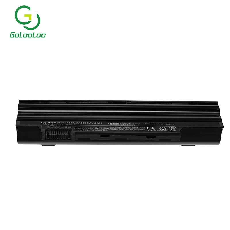 Аккумулятор Golooloo для ноутбуков Acer 6 ячеек AK.003BT 071 AK.006BT 074 AL10A31 AL10B31 AL10G31 BT.00303.022