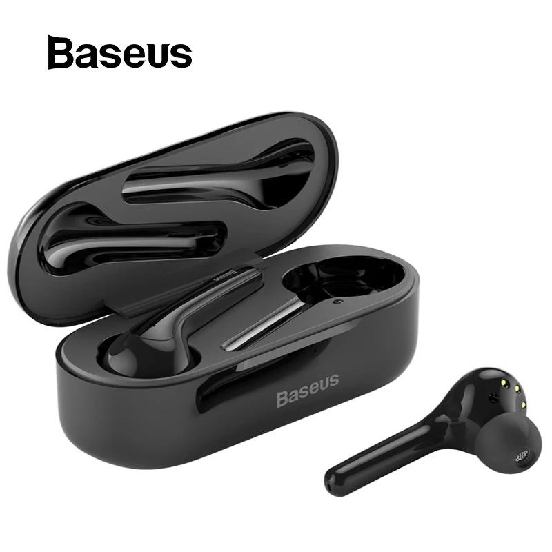Беспроводные bluetooth-наушники Baseus W07 TWS V5.0, Беспроводные спортивные наушники ENC, снижающие шум, говорящие, водонепроницаемые, беспроводные наушники