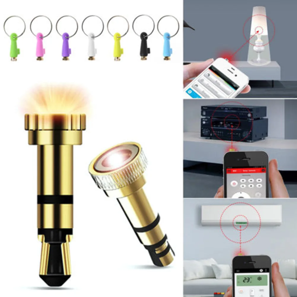 IOS Devices Reomte Controller 3.5mm Plug IR Infrared Wireless Smart Remote Control Plugs For Universal Appliances | Электроника