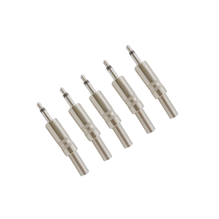 5 шт. 3 мм 2 полюса аудио разъем подойдет как для повседневной носки так головкой