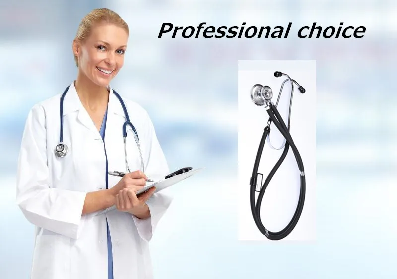 

Double Head Stethoscope Professional Doctor Nurse Medical Cardiology Cardiology Medical Equipment Portable Medical Device