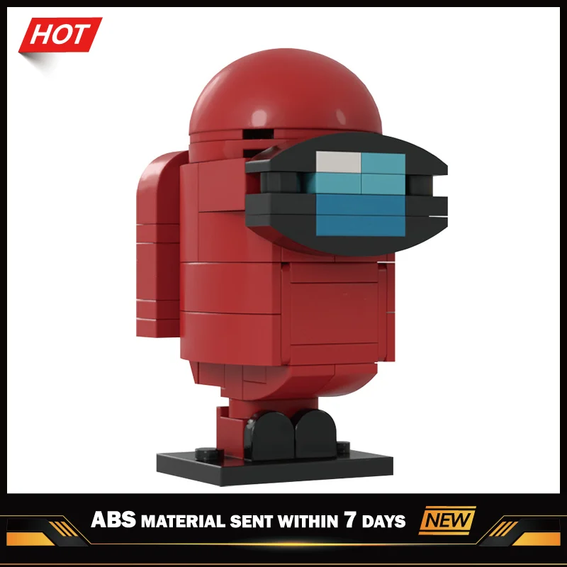 

MOC Amonged Us Player Simulation Figure Model Building Blocks Bricks Diy Toys Educational Christmas Gift For Kids