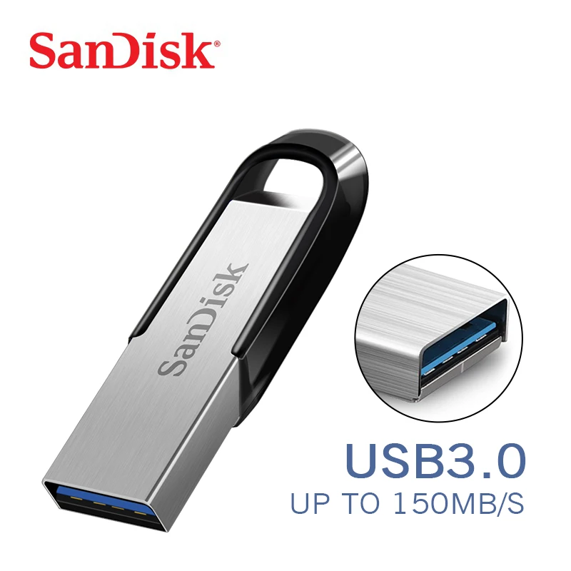 Металлический USB флеш-накопитель sandisk CZ73 128 Гб 64 Гб Флешка 32 Гб 16 Гб usb 3,0 флеш-карта памяти, Флеш накопитель usb флешка 256 ГБ