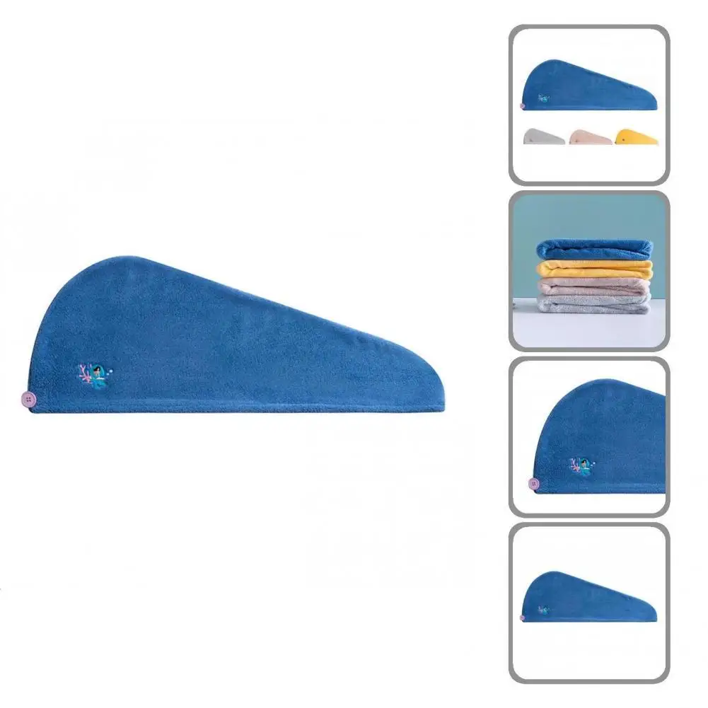 

Hair Drying Hat Embroidery Pattern Useful Effective Convenient Dry Hair Towel