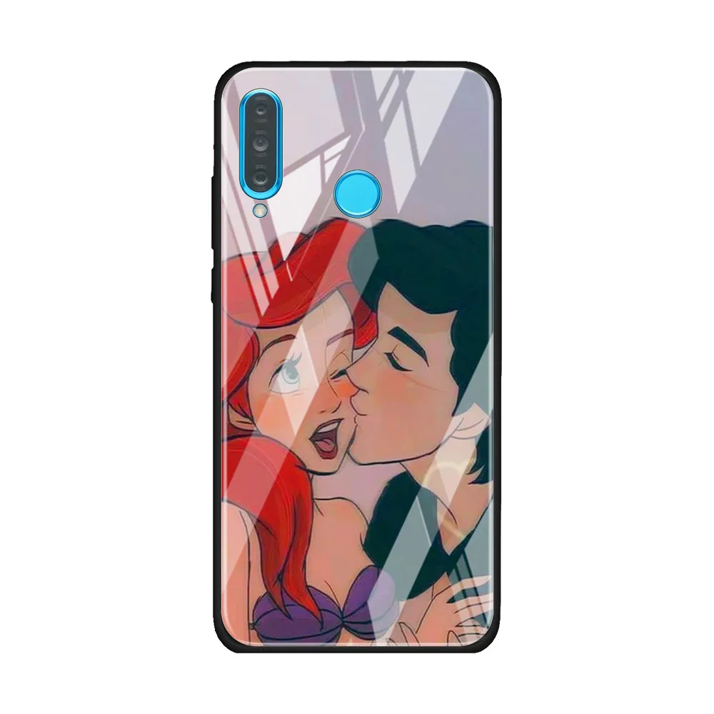 Чехол из закаленного стекла для принцессы Ариэль Диснея P40 P30 P20 P10 P Smart Z Pro Plus Lite 2019