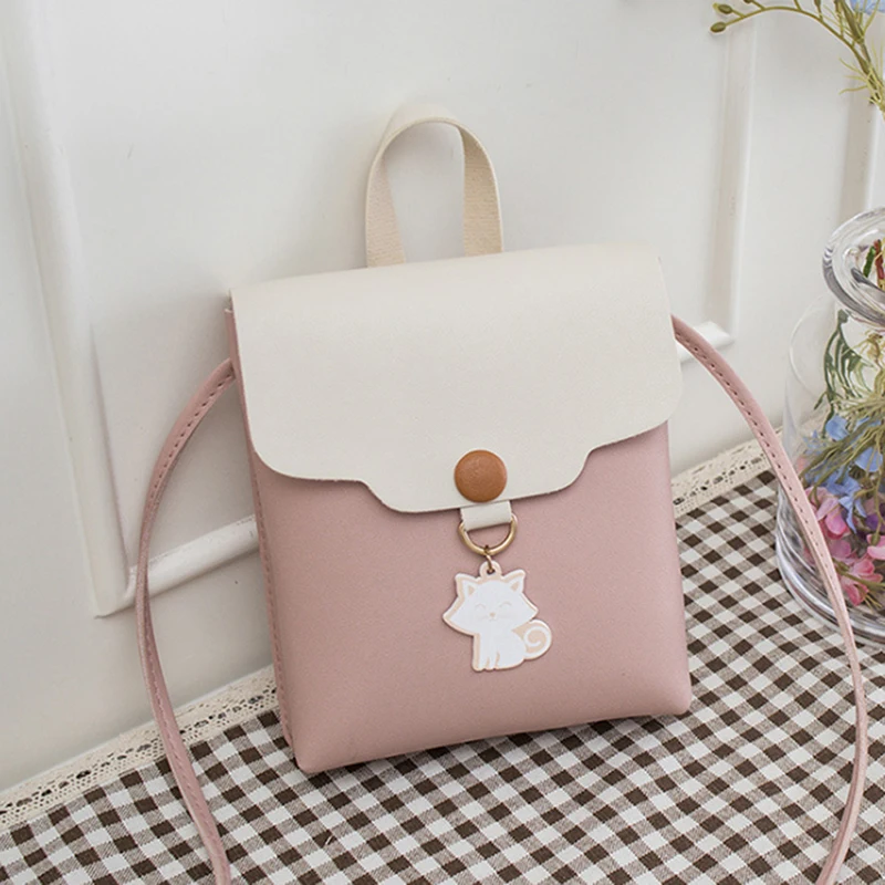 

Cute Cat Print Handbag Tote Messenger Shoulder Bag PU Lady Satchel Women Crossbody Messenger Tote Purses Shoulder Bag