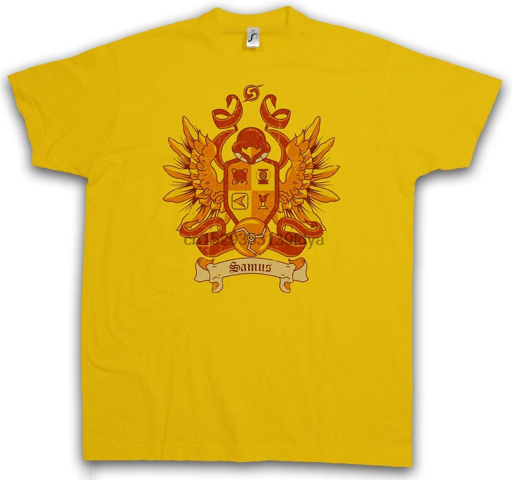 SAMUS SPRITE T-SHIRT Samus Game Aran Ridley Retro Metroid Shooter C64 | Мужская одежда