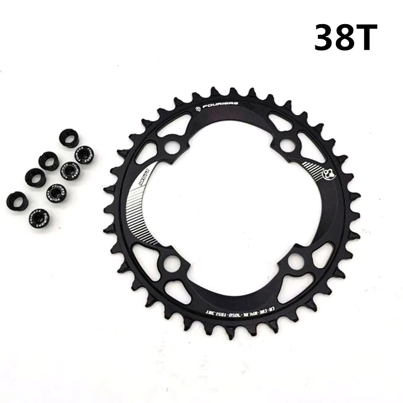 Звездообразная звезда fourier MTB велосипедная Звездочка 104 BCD 34T 38T 40T 42T|Шатун и