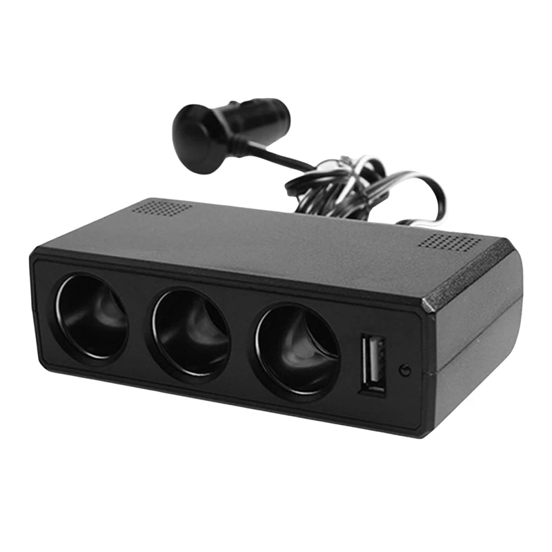 24V розетка для автомобильного прикуривателя сплиттер двойной USB Порты и разъёмы 3