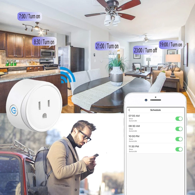 Розетка с Wi-Fi и голосовым управлением 40JB | Электроника