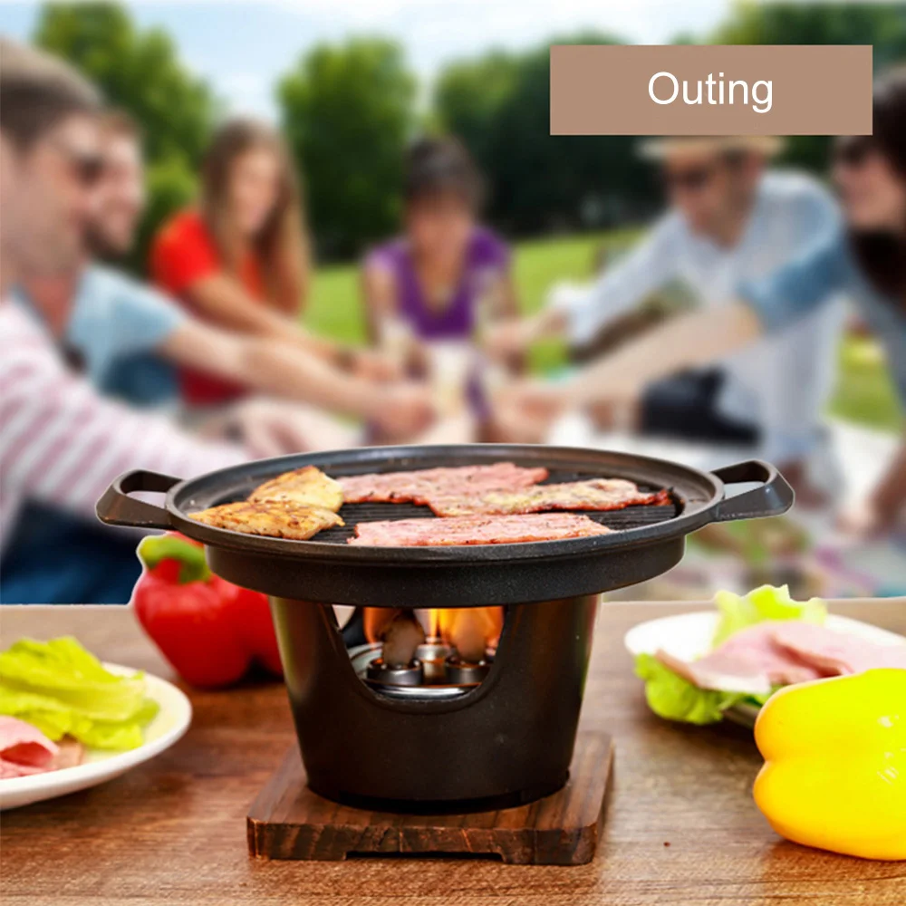 Мини-духовка для барбекю гриль одного человека домашняя деревянная рама