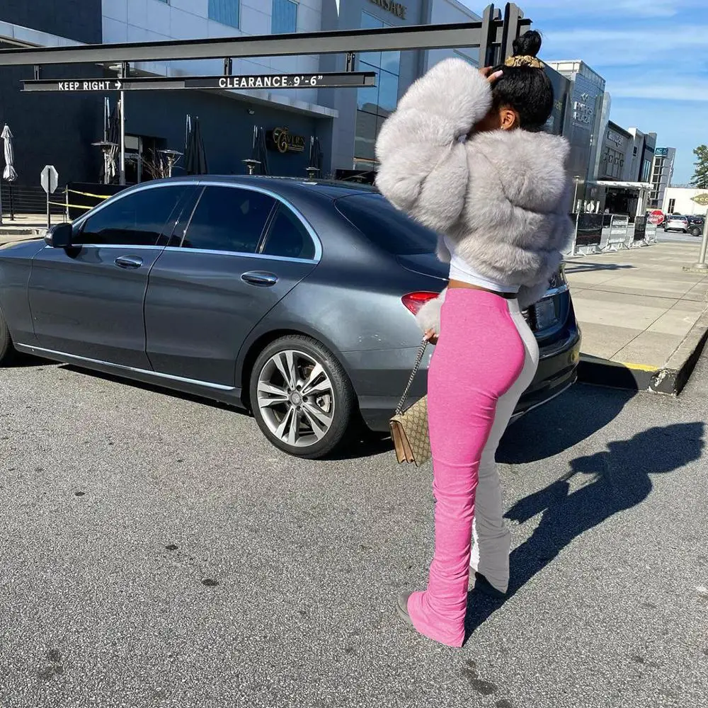 Женский плиссированный костюм Wjustforu повседневный костюм-двойка с цветными