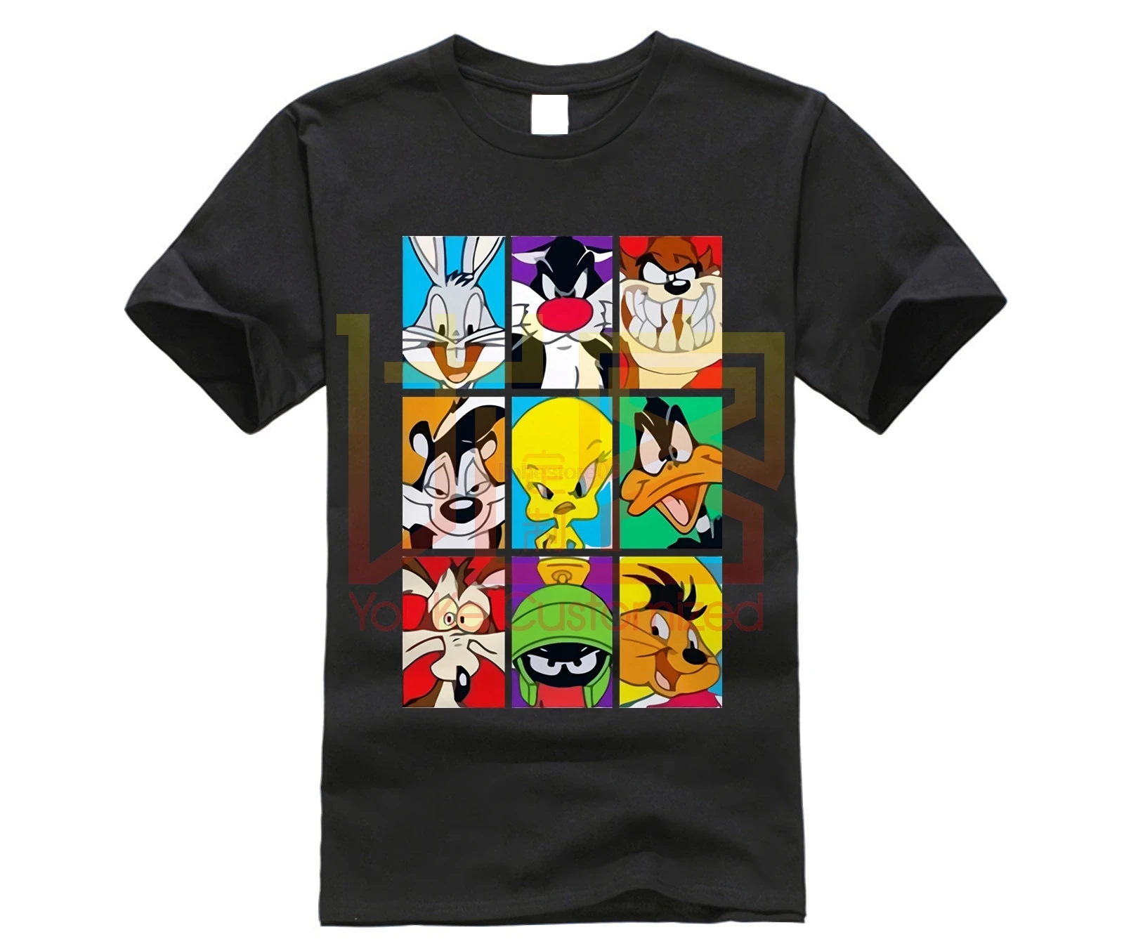 Футболка с надписью Looney Tunes Bugs|Мужские футболки| |