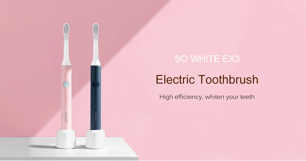 Xiaomi Mijia SOOCAS SO WHITE EX3 звуковая электрическая зубная щетка Ультра звуковая автоматическая зубная щетка перезаряжаемая Водонепроницаемая Чистка