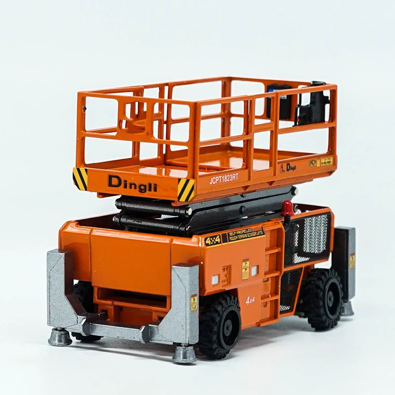 

Самоходные ножницы для пересеченной местности в масштабе 1/40, платформа для авиационной работы, модель из сплава, инженерная Игрушечная машина, демонстрация коллекции