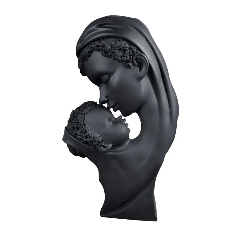 

Скандинавская креативная фигурка мать и ребенок, артикул, скульптура, Декор для дома, аксессуары, современное искусство, смола, украшение ст...