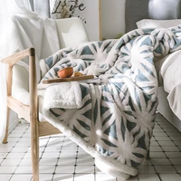 blanket duvet blanket winter thicken thermal sofa cover lambswool blanket bed sheet coral fleece blanket