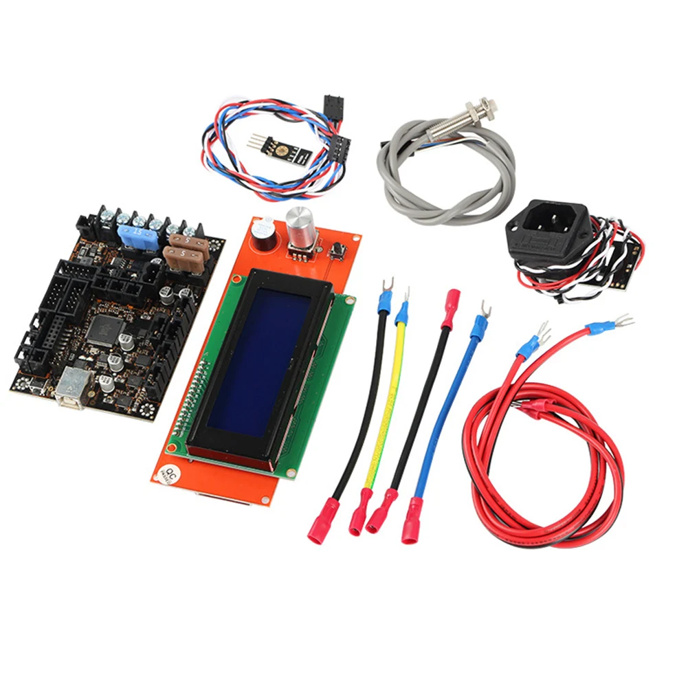 Новый Einsy Rambo 1.1A материнская плата + 2004 lcd датчик нити PINDA V2 мощная панель паники для