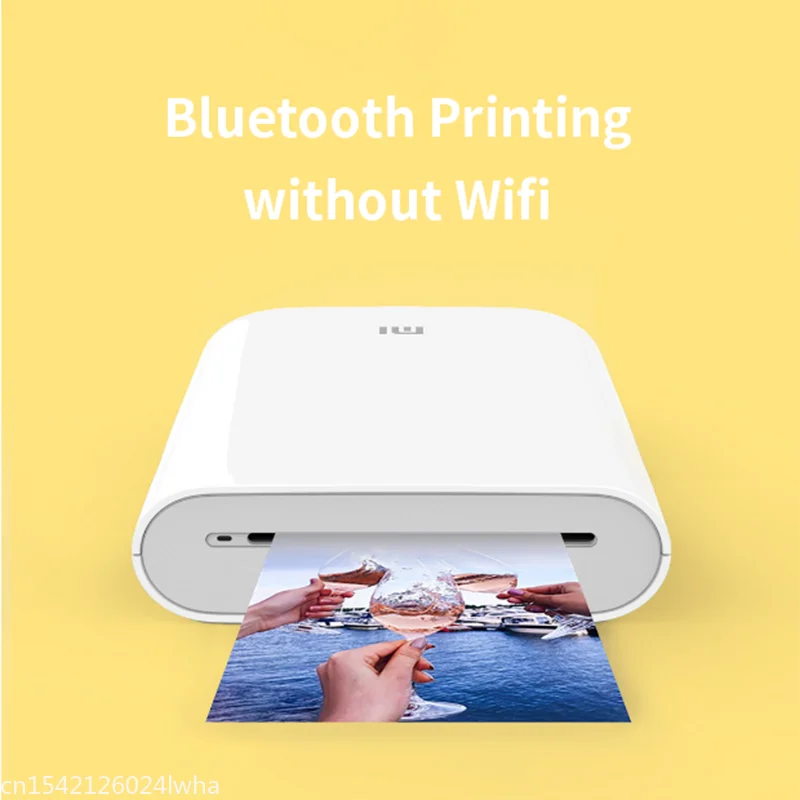 Xiaomi mijia AR Printer 300dpi Portable Photo Mini Wireless Pocket With DIY Share 500mAh Picture Pocket Printer With Print Paper enlarge