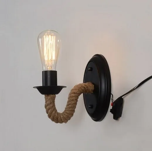 

nordice light industrial decor wood bedroom corridor living room luminaria de parede bedroom lamp