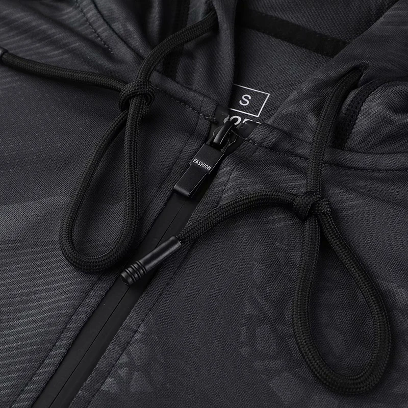 Мужские камуфляжные топы куртка для бега спортивная одежда фитнеса с длинным