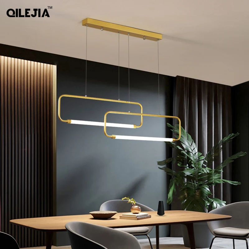 

New Gold Black Modern LED Pendant Lights For Dining Room Bedroom Kitchen Home Decor Lamps Indoor Lighting Luminaires AC90-260V