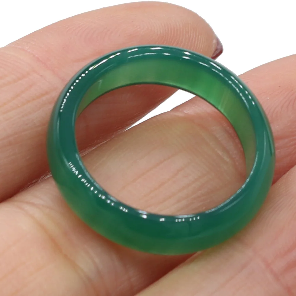 Кольца из натурального камня 2 вида моделей очаровательные ювелирные изделия