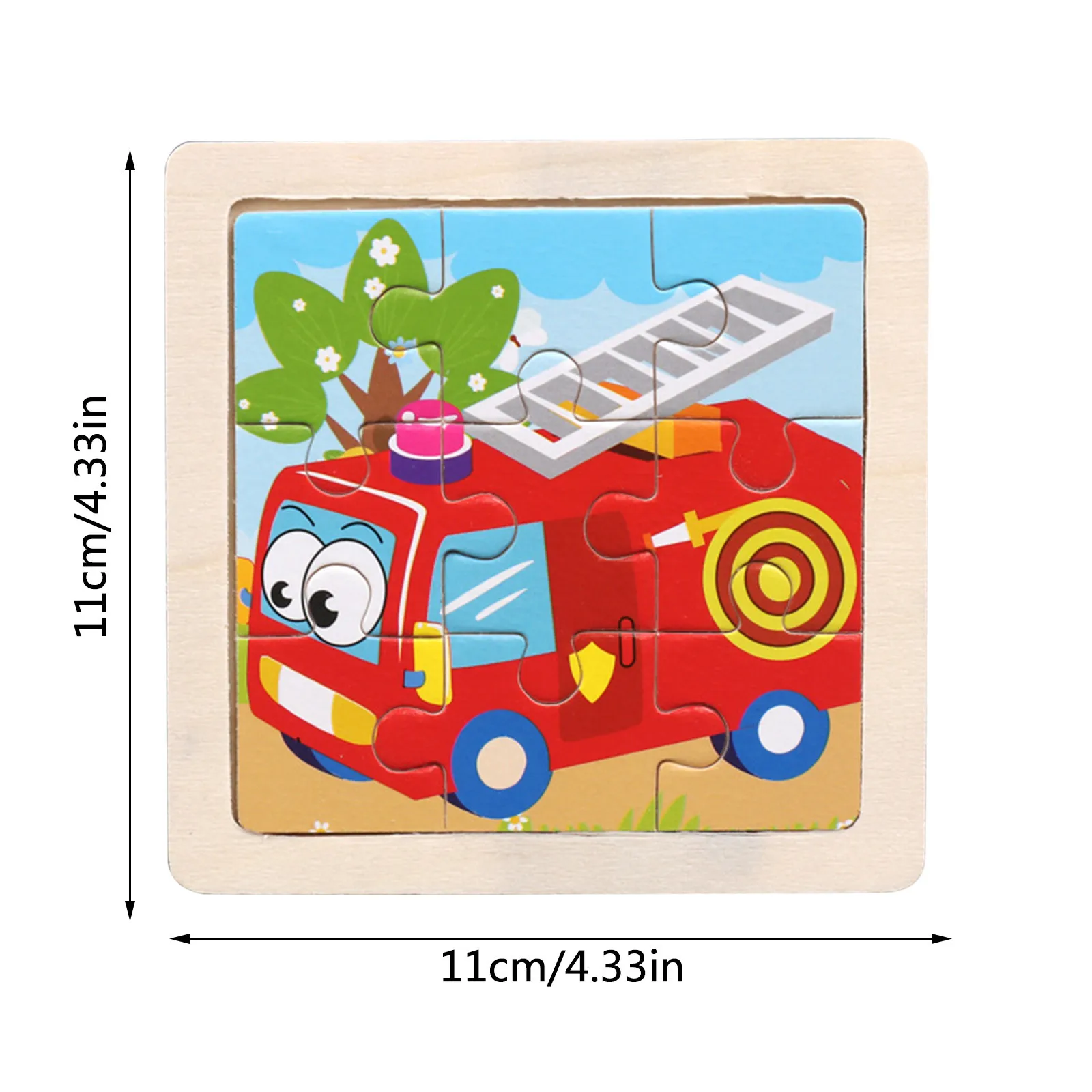 

3D Wooden Puzzle Baby Educational Eagle Puzzle Children Wooden DIY Crafts Cars Shaped Birthday Gift Wooden Puzzle