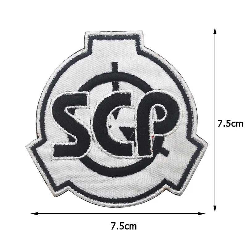 Нашивка С Вышивкой логотипом SCP Foundation сверхнатуральная Женская Аппликация с