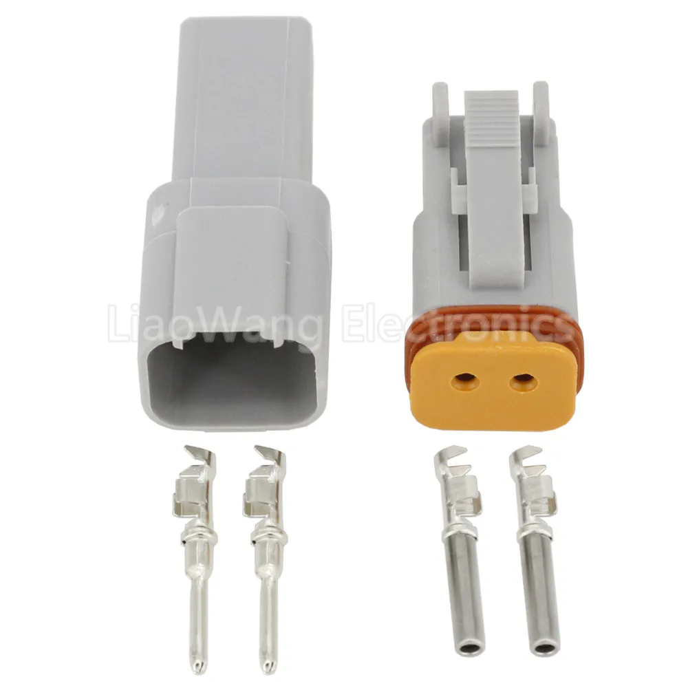 10 комплектов DJ3021Y-1.6-11/21 Deutsch разъемы 2 Pin DT04-2P/DT06-2S автомобильный водонепроницаемый провод электрический разъем 22-16AWG