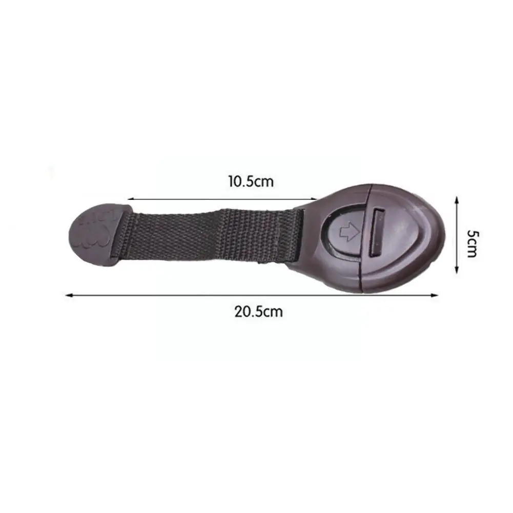 

1Pc Webbing multifunctional protective safety lock safety cloth lock child lockAdjustable protection safety belt be Drawer M5D1