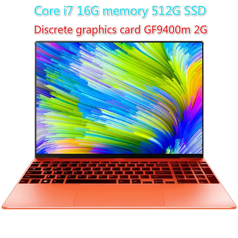 Игровой ноутбук Core I7 GeForce 512 M 16 ГБ ОЗУ 15 6 Гб SSD дюймов игровой компьютер лёгкий