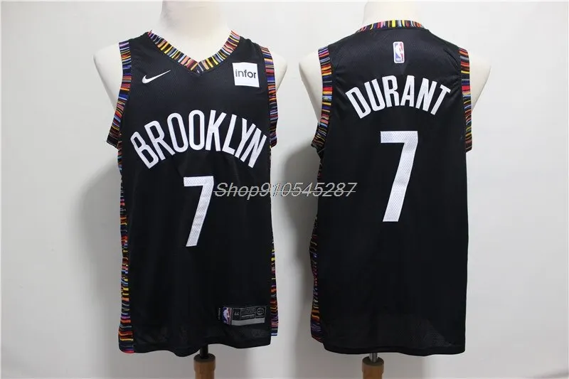 

NBA Brooklyn Nets #7 Kevin Durant Men's Basketball Jersey #11 Irving Kyrie Swingman Jerseys 35 #72 Biggie Basketball Jerseys