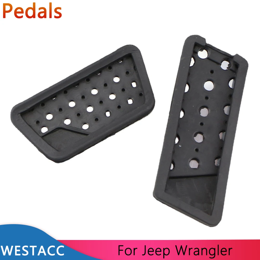 Автомобильные педали из нержавеющей стали для Jeep Wrangler JK 2007 - 2017 AT запчасти