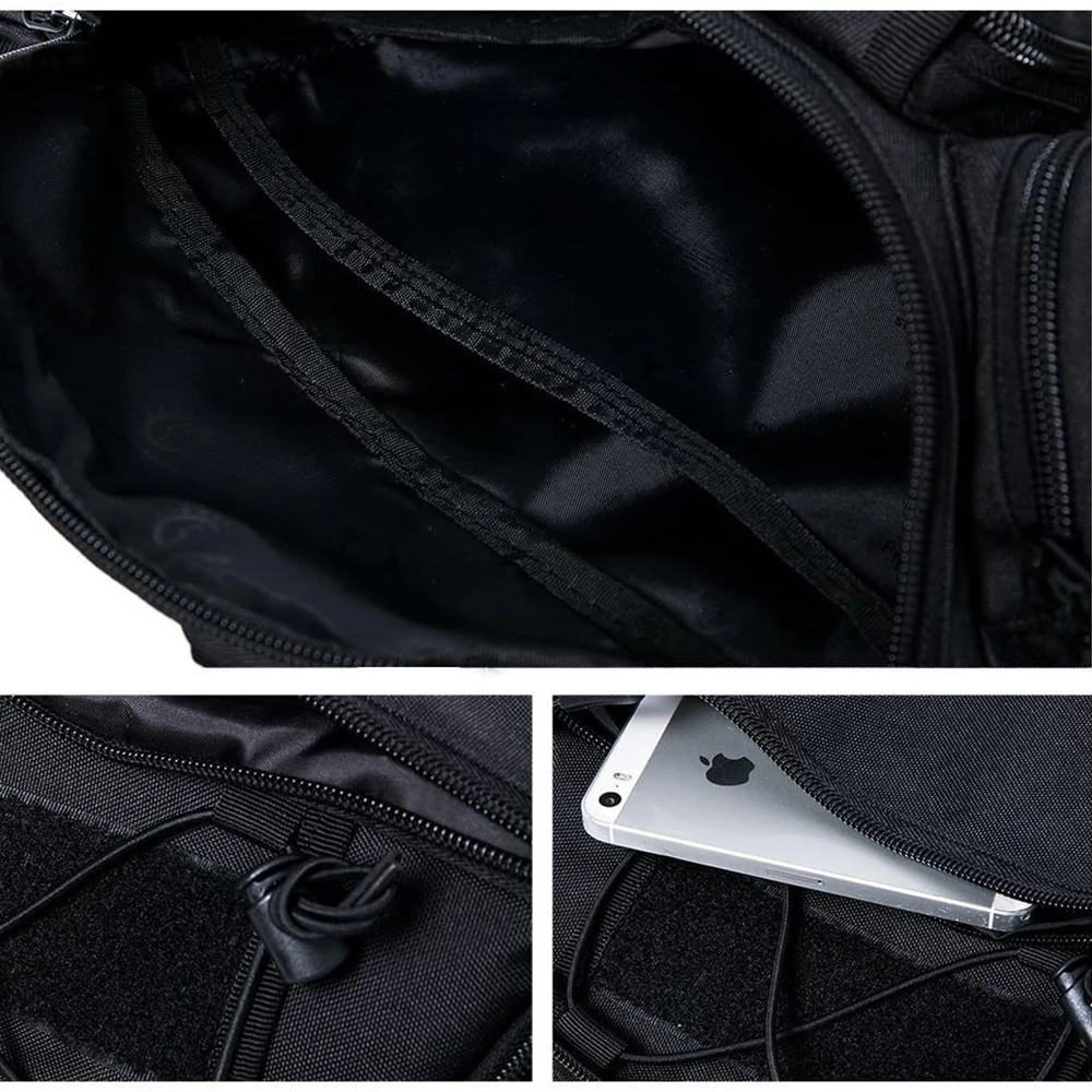 Tactical Waist Portable Fanny Outdoor Hiking Travel Large Army Bag Military for Daily Life Cycling Camping | Спорт и развлечения