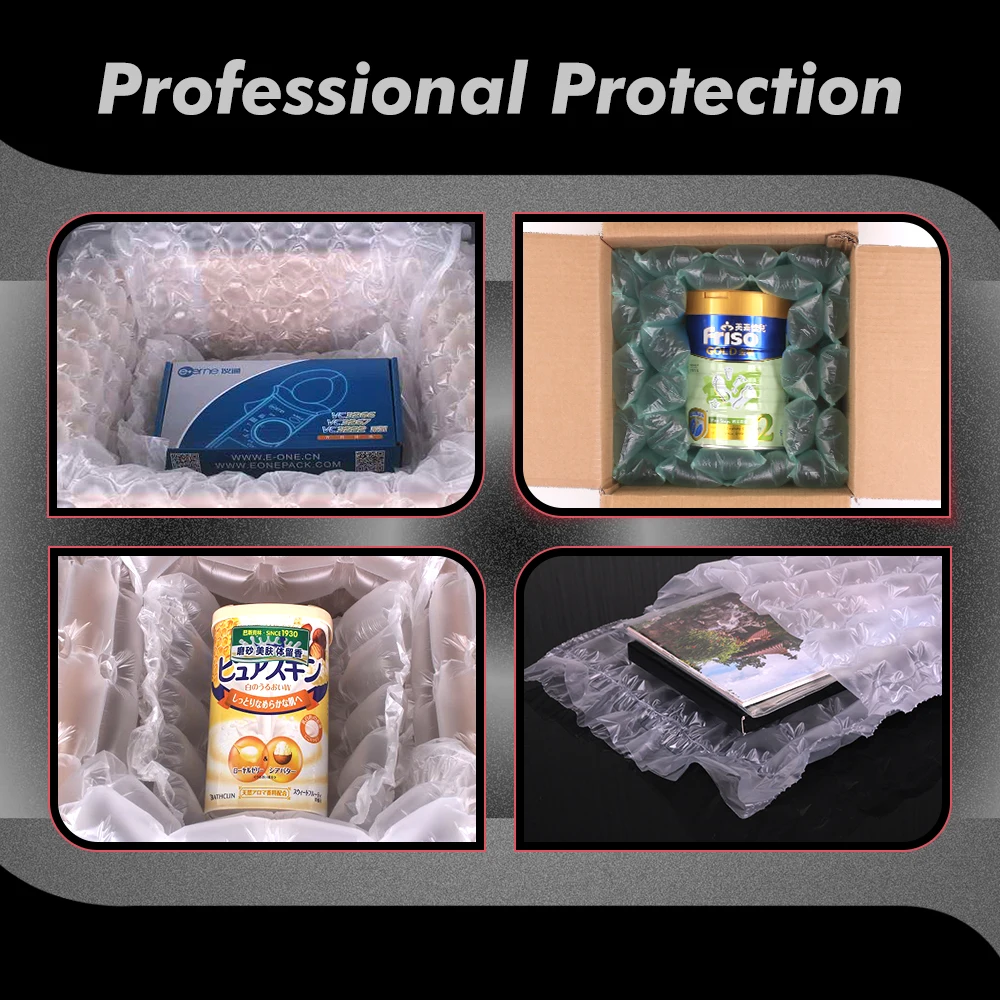 Генератор воздушно-пузырчатой пленки EA150B для защитной упаковки.