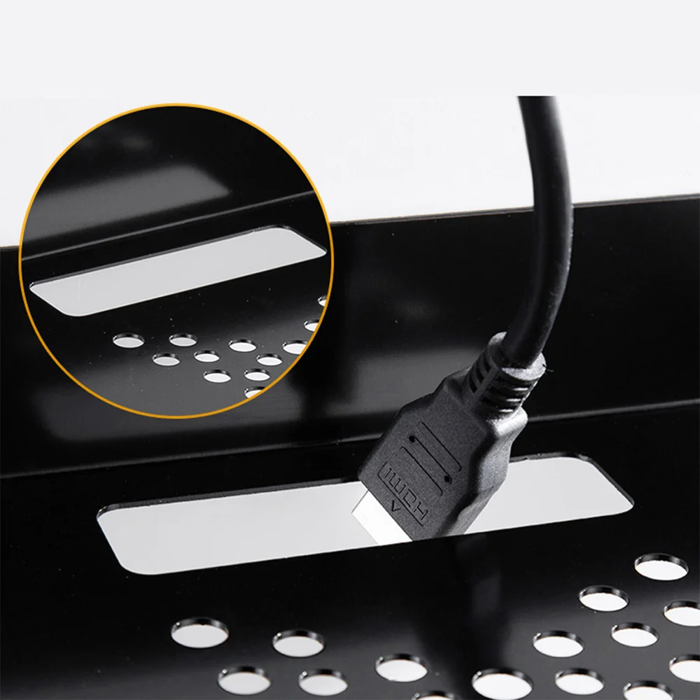 

1pc TV Set-top Box Holder Household TV Shelf Screen Storage Rack (Black)