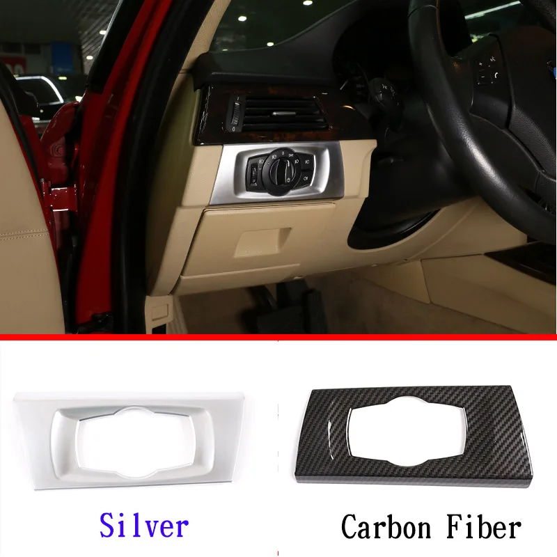 ABS хромированное углеродное волокно для BMW 3 серии E90 2005 2012 Автомобильная фара